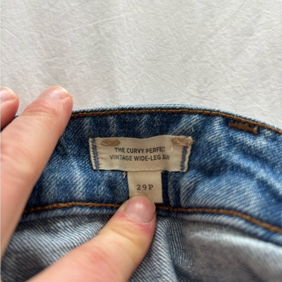 Madewell Petite Curvy Emmett Wide-Leg Jean Patch Pocket Edition - Picture 10 of 14